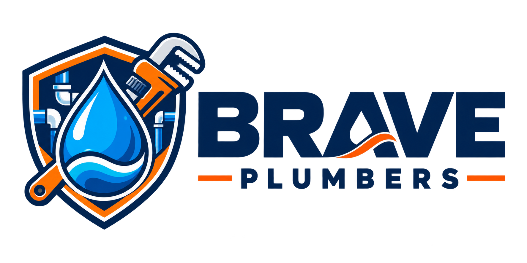 Brave Plumbers logo
